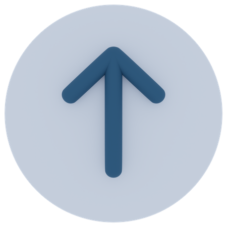 Up Arrow  3D Icon