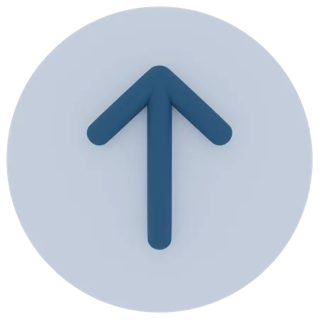 Up Arrow  3D Icon