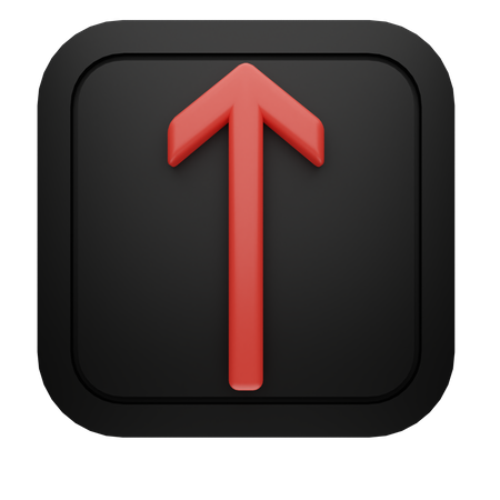 Up Arrow  3D Icon