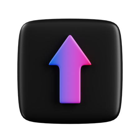 Up Arrow  3D Icon