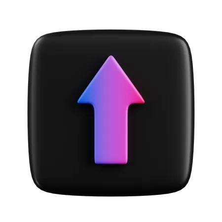 Up Arrow  3D Icon