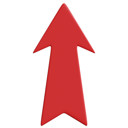 Up Arrow  3D Icon