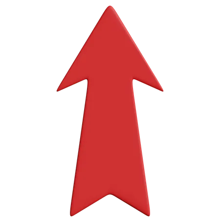 Up Arrow  3D Icon