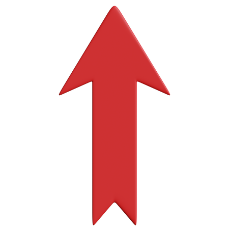 Up Arrow  3D Icon