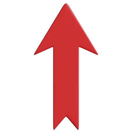 Up Arrow  3D Icon