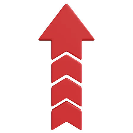 Up Arrow  3D Icon