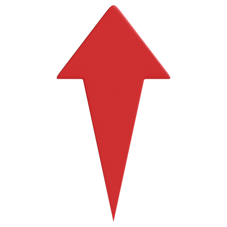 Up Arrow  3D Icon