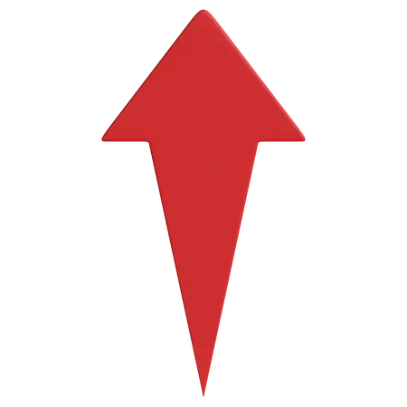 Up Arrow  3D Icon