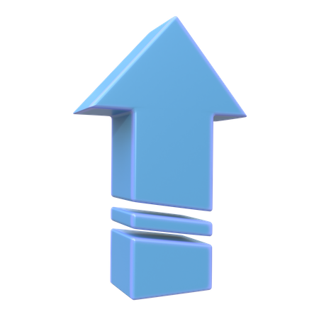 Up Arrow  3D Icon