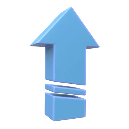 Up Arrow  3D Icon