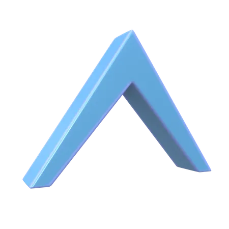 Up Arrow  3D Icon