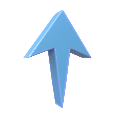 Up Arrow  3D Icon