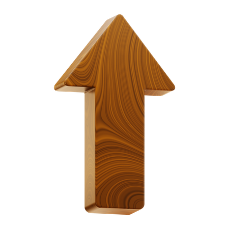 Up Arrow  3D Icon