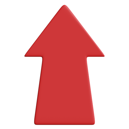 Up Arrow  3D Icon