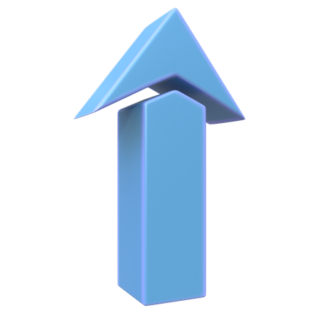 Up Arrow  3D Icon