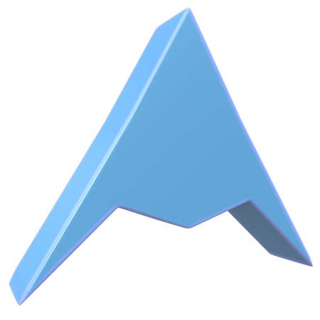 Up Arrow  3D Icon