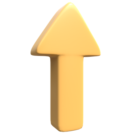 Up Arrow  3D Icon