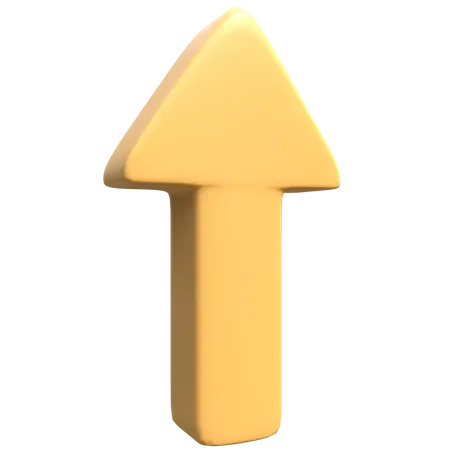 Up Arrow  3D Icon