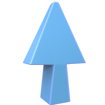 Up Arrow  3D Icon