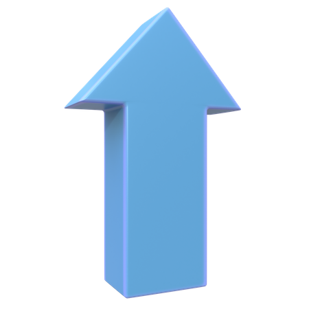 Up Arrow  3D Icon