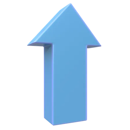 Up Arrow  3D Icon