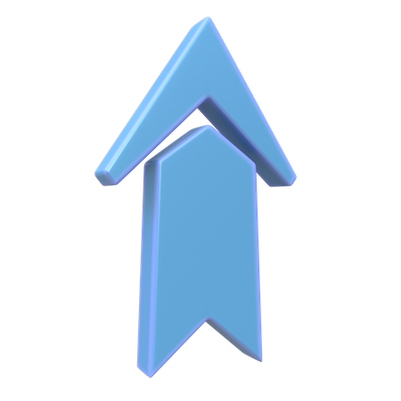 Up Arrow  3D Icon