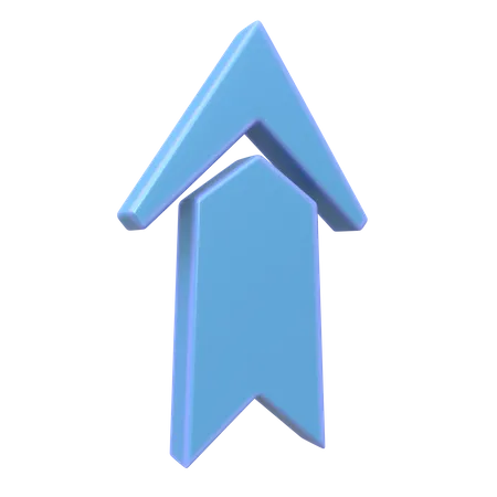 Up Arrow  3D Icon