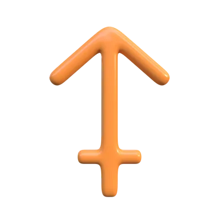 Up Arrow  3D Icon