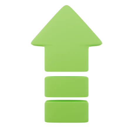 Up Arrow  3D Icon