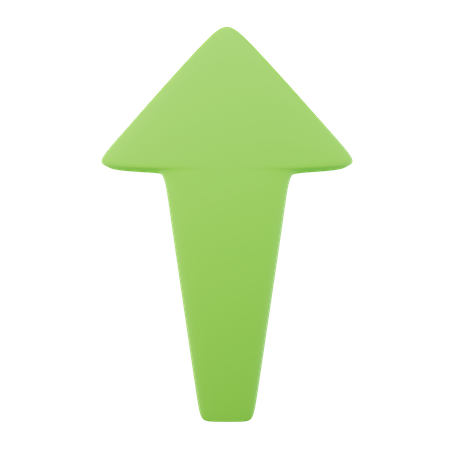 Up Arrow  3D Icon