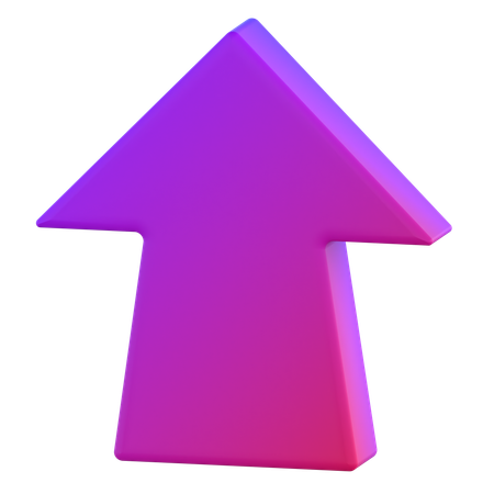 Up Arrow  3D Icon