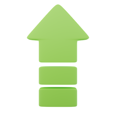 Up Arrow  3D Icon