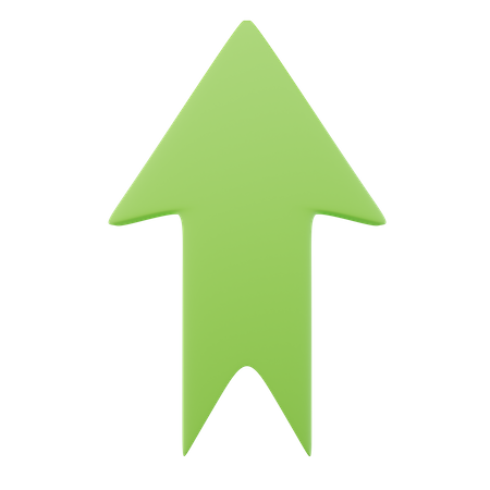 Up Arrow  3D Icon