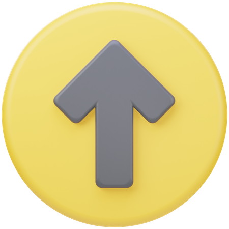 Up Arrow  3D Icon