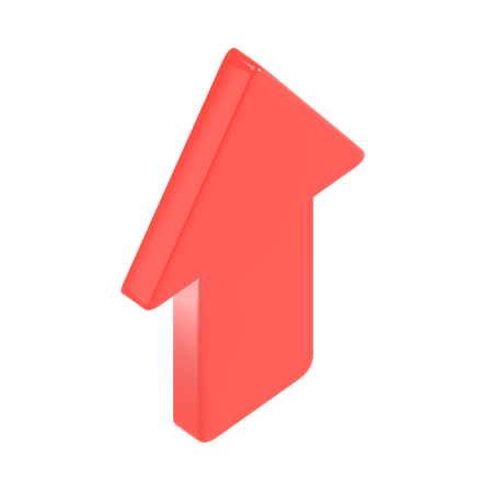 Up Arrow  3D Illustration