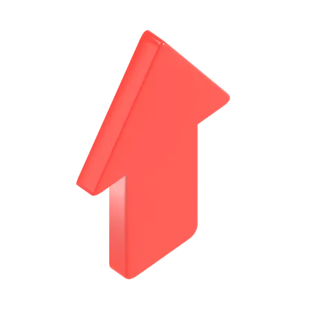 Up Arrow  3D Illustration