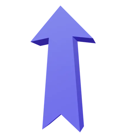 Up Arrow  3D Illustration