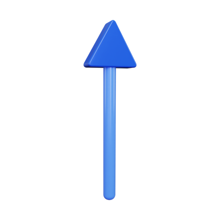 Up Arrow Arrow  3D Illustration