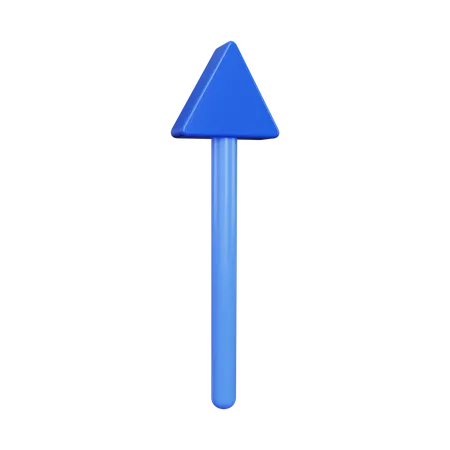 Up Arrow Arrow  3D Illustration