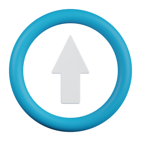 Up Arrow  3D Illustration