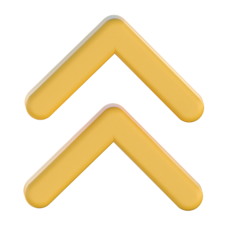 Up Chevron  3D Icon