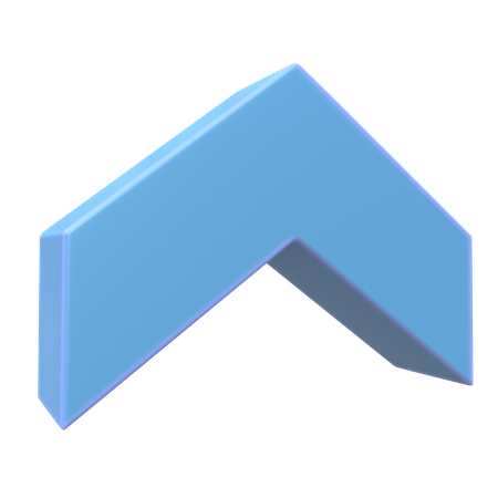 Up Chevron  3D Icon