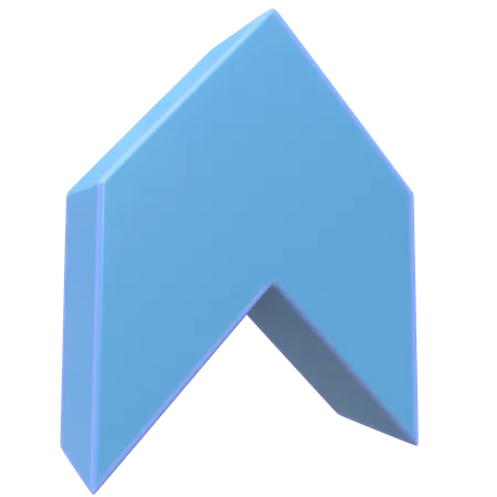 Up Chevron  3D Icon