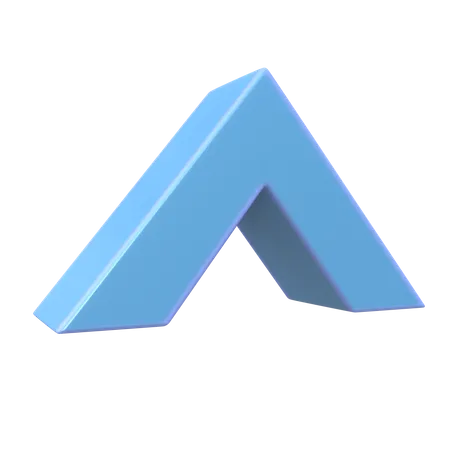 Up Chevron  3D Icon