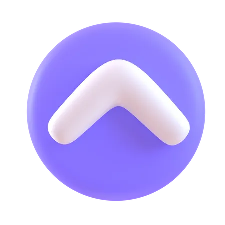 Up Chevron  3D Icon