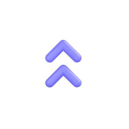 Up-chevron  3D Icon