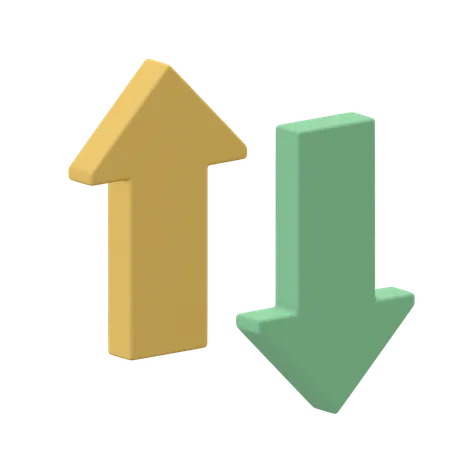 Up Down  3D Icon