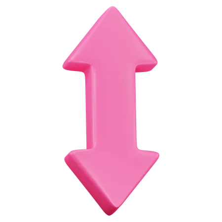 Up Down Arrow  3D Icon