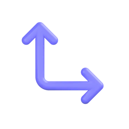 Up-right-arrow  3D Icon