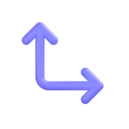 Up-right-arrow  3D Icon